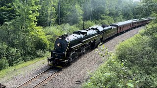 Reading and Northern 2102 passing the Hays Creek branch. Tannery PA.