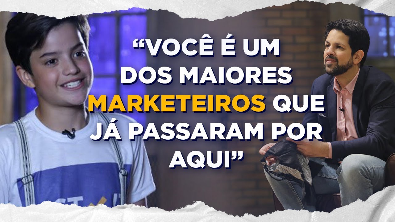 MENINO de 14 anos SURPREENDE empresários no Shark Tank ‹ Davi Braga ›