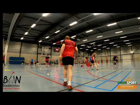 Badminton Nederland 4de divisie: XD 1 BAN 1 - Harderwijk 4
