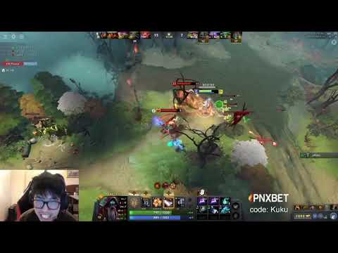 PSG.LGD.Ame gets mad at Bulba in a pub game
