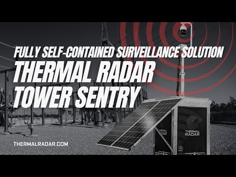 Tower Sentry - Fully Self-Contained Surveillance Solution 360° THREAT DETECTION