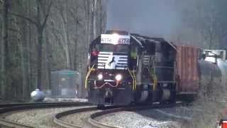preview picture of video 'Norfolk Southern G34 SB w/ RS5T & Awesome Crew! Mableton,Ga 03-20-2015©'