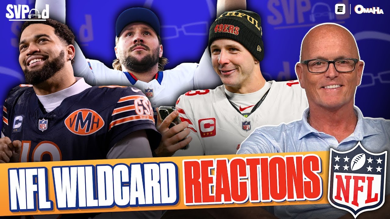 NFL Wild Card REACTIONS! SVP talks 49ers’ TRIUMPH, Bears comeback + Is Aaron Rodgers Done? | SVPod