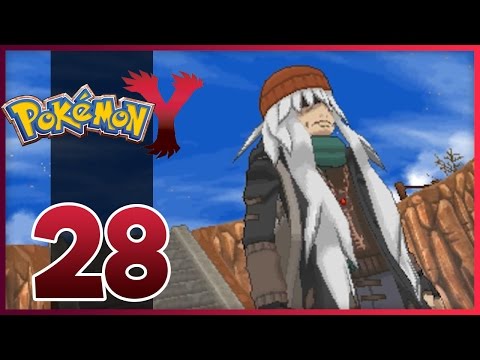 Pokemon Y Walkthrough - Part 28 - Mystery Trainer! (Pokemon Y Gameplay)
