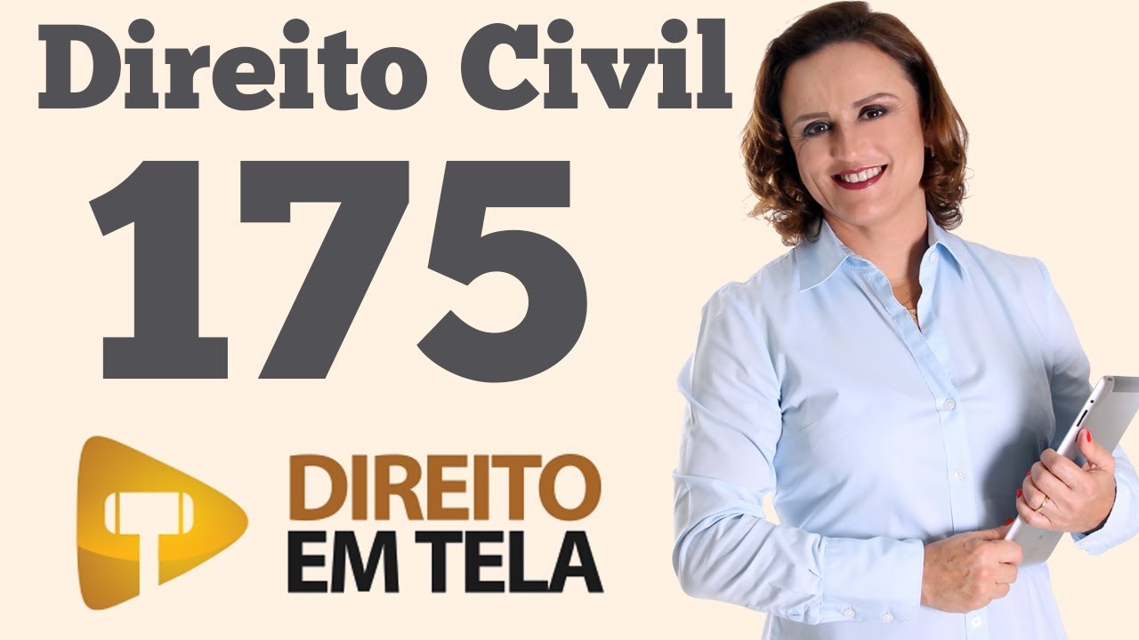 Direito Civil - Aula 175 - Prazos de Prescrição = 3 anos - Art. 206, § 3º,  VI ao IX do Código Civil
