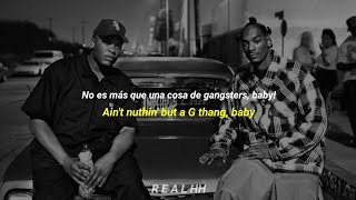 Dr. Dre ft. Snoop Doggy Dogg - Nuthin&#39; But A G Thang - Sub Español (Lyrics) - R E A L HH