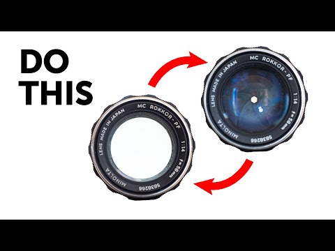 How to Fix a Vintage Lens Stuck Aperture