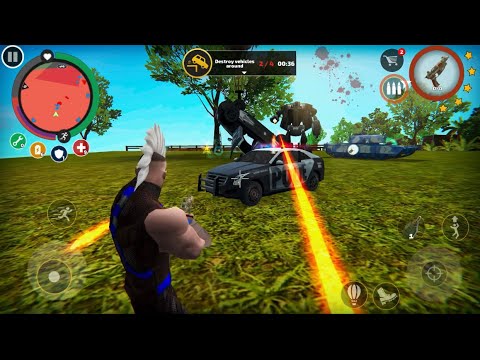 Rope Hero Vice Town-(Rope Hero Vrs Arm Forces At Zombie Area)