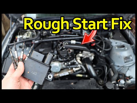 BMW M47 GLOW PLUGS & MODULE RELAY REPLACEMENT | ROUGH START FIX!