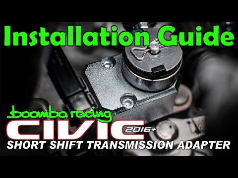 How to Install | Boomba Transmission Adapter for '16+ Honda Civic 6MT