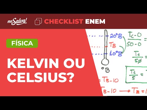 Conversão de Temperatura - Física | Checklist ENEM | Me Salva!