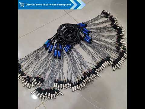 8-Way XLR Audio Cable Solution for Canare MR202-8AT: Clarity and Efficiency in Audio Transmission