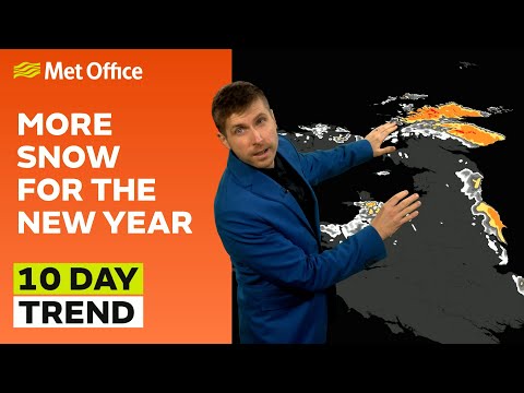 10 Day Trend 31/12/2025 – Cold and snowy to start 2026