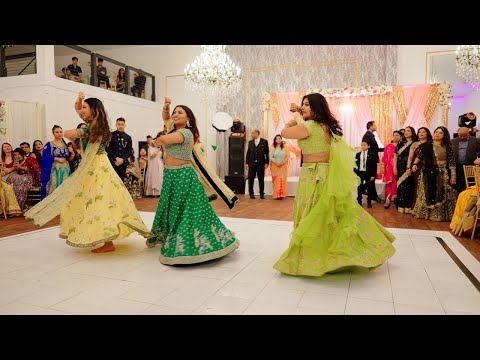 Bride's Family Surprises the Bride & Groom with a Beautiful Dance Performance at the Reception- 4K