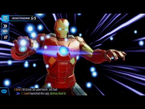 Marvel Strike Force - fighting Ultimus kree team