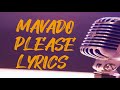 Mavado - Please (Lyrics) | 3rt Media