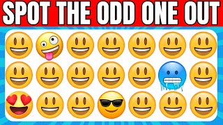 FIND THE ODD ONE OUT | EMOJI QUIZ | SPOT THE DIFFERENCE