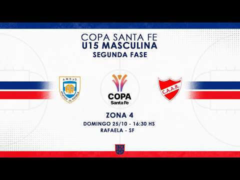 COPA SANTA FE U15 MASCULINO | SEGUNDA FASE ZONA 4 | ATLÉTICO RAFAELA vs ADELANTE RECONQUISTA