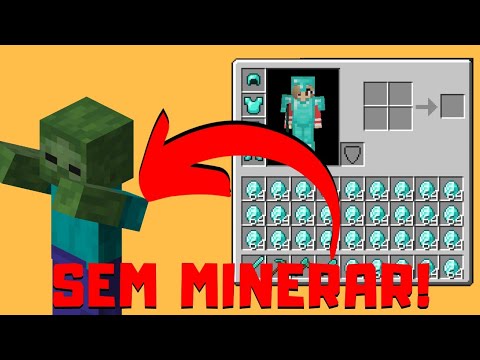 FARM DE DIAMANTE MINECRAFT | FULL DIAMANTE SEM MINERAR