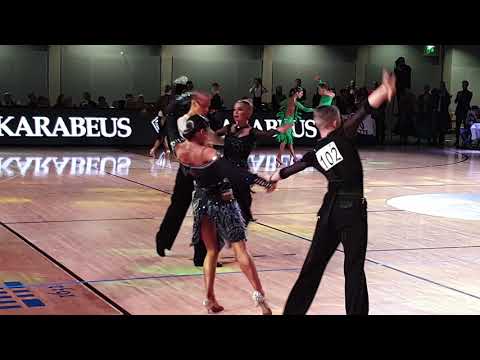 Rasmus Lang & Mirjam Koch 2019 Estonian Ch. 10-dance Youth Rumba, Pasodoble, Jive