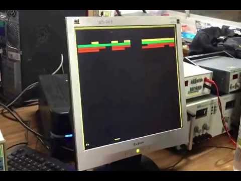 CPLD based Arcade Game - Atari's Breakout (1976)