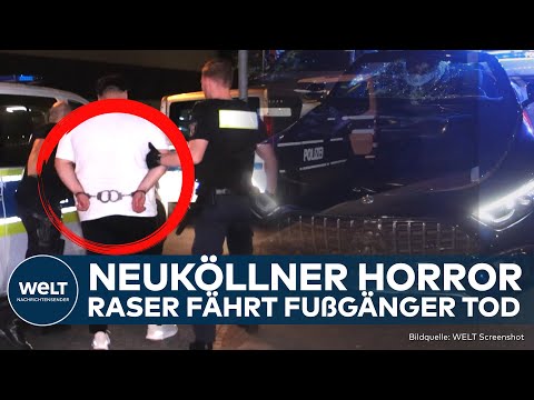 Video Thumbnail: BERLIN-NEUKÖLLN: Mit PS-Monster - Raser überrollt brutal unschuldigen Fußgänger mit AMG!