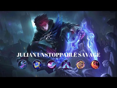 Julian Unstoppable SAVAGE! | Mobile Legends Savage