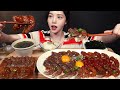 SUB Soy Sauce Marinated Shrimp Spicy Marinated Shrimp Marinated Crab With Rice Mukbang Asmr