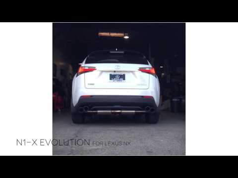 APEXi N1-X Catback Exhaust for Lexus NX 2015+ (Titanium Tips)