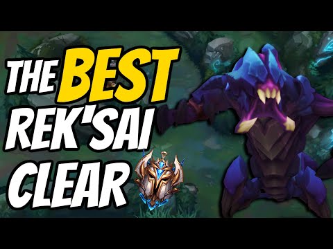 The BEST Rek'sai Jungle Clear Guide! Season 11 Jungle Rek'sai