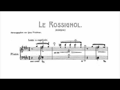 Liszt - Le Rossignol (S.250/1)