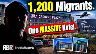 1,200 Migrants. One HUGE Hotel. London Heathrow ✈️ 