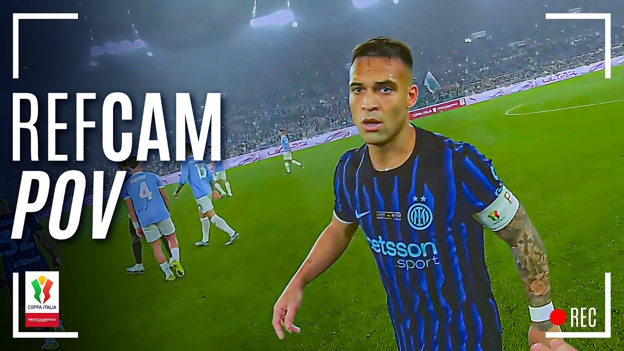 REF CAM POV: You Are The Referee in Lazio-Inter | Coppa Italia Frecciarossa 2025/26
