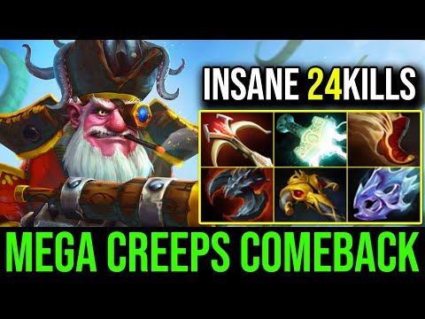Ultrakill [Sniper] EPIC Mega Creeps Defending With ComeBack SUPER CARRY 24Kills | Dota 2 Highlights