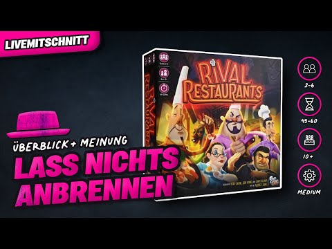 RIVAL RESTAURANTS - Brettspiel - Der Pile ist geil