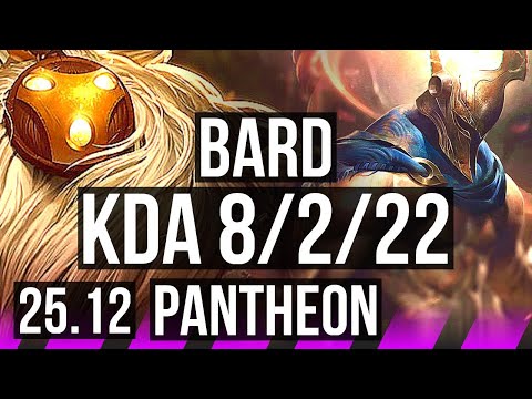 BARD & Jhin vs PANTHEON & Mel (SUP) | 8/2/22 | BR Challenger | 25.12