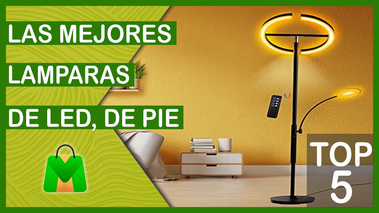 🔴 LAS 5 MEJORES LAMPARAS DE LED DE PIE BARATAS VENDIDAS EN Amazon [Calidad/Precio]