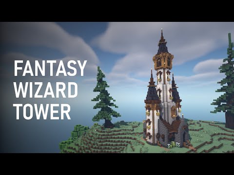 Fantasy Wizard Tower - Minecraft Build Process