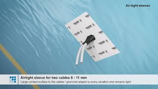 Multiple air-tight sleeve ECON® for air-tight conduit and cable entries