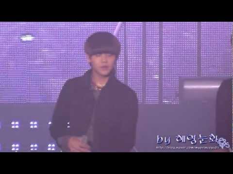 [FANCAM] BEAST (비스트) Yoseob - Talk [Lotte Duty Free Concert 111001]