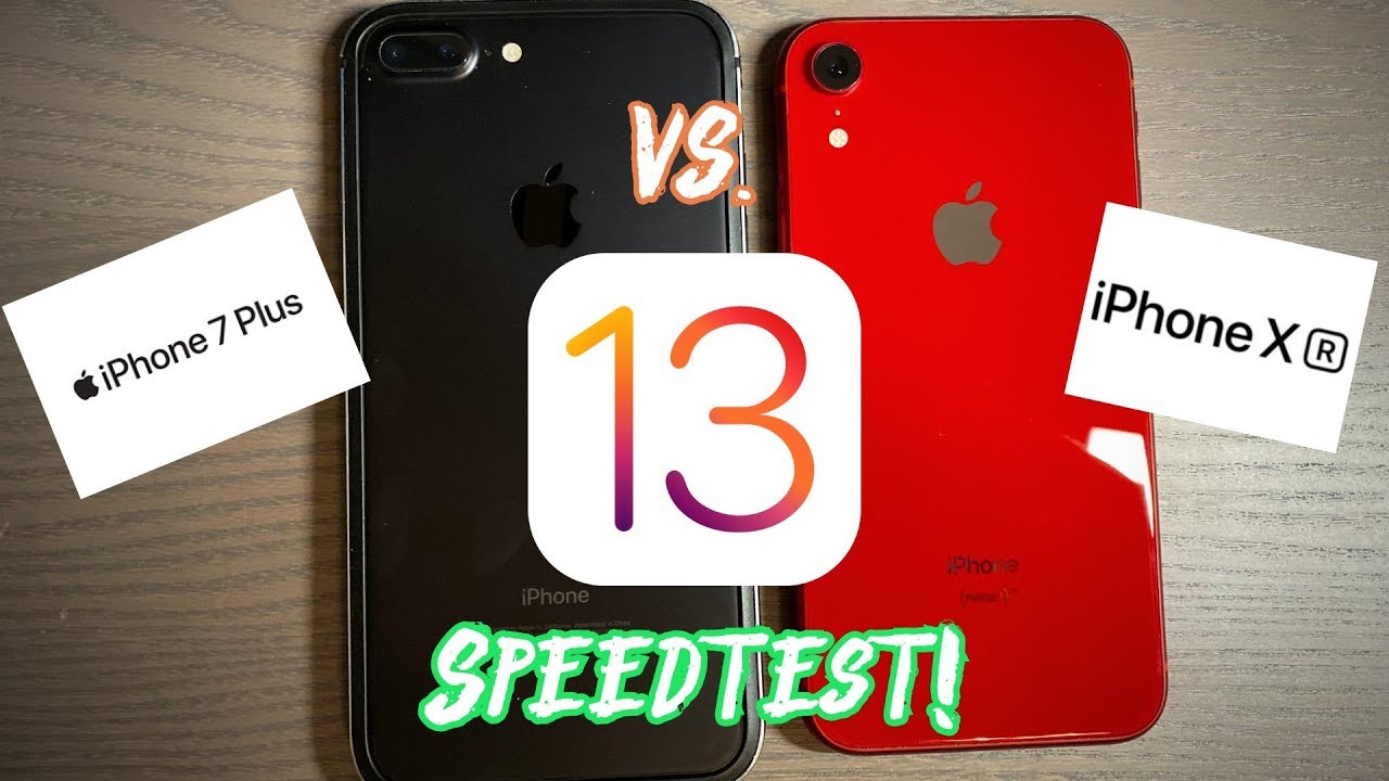 iPhone 7 Plus vs iPhone XR on iOS 13 Speedtest! (is the XR a good upgrade from 7 Plus?)