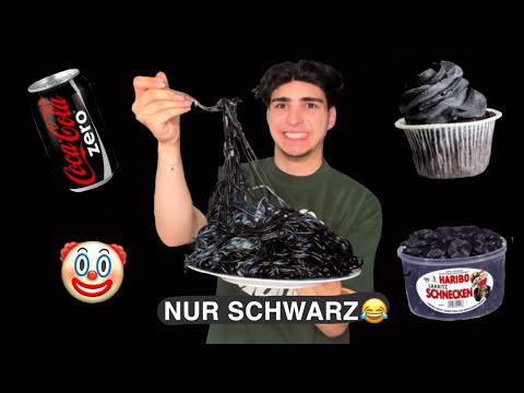 EATING ONLY BLACK ONE DAY 😂 *lol*