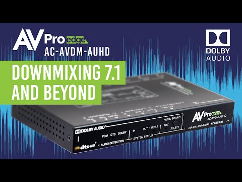 AVPro Edge's Bitstream Audio Downmixer