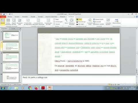 Limba si literatura romana, cls. a IX-a, saptamana a 4-a