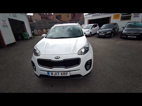 Kia Sportage 2 1.6 Petrol manual white 2017 17 plate sat nav Bluetooth 1 owner 44000 miles