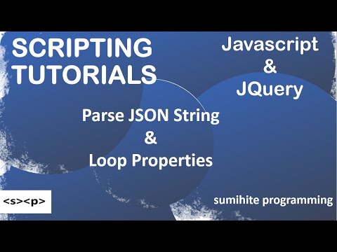 Javascript Tutorial Jquery Tutorial Json Parse Javascript Json Parse Jquery Scripting Tutorial