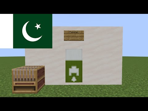 How to Make Pakistan's Flag in Minecraft