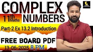 Solving Complex numbers and Quadratic Equation Problems from Exercise 13.2  Chapter 13 class 11