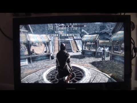 Tutorial tip - Skyrim Legendary Edition - Magic and infinite level up - Xbox 360 / PS3
