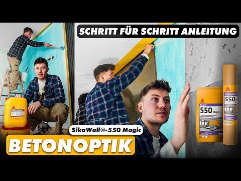 This concrete look looks like real concrete – but it's just plaster! 😱